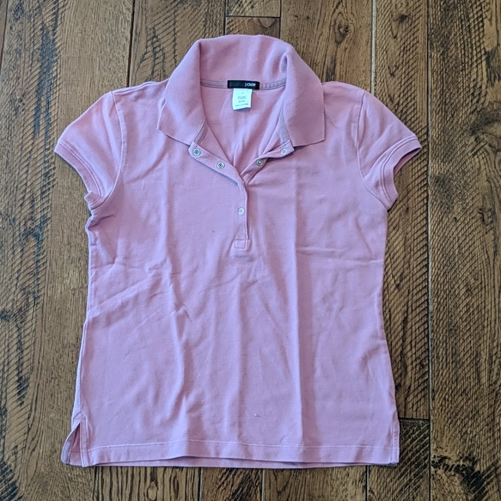 3/$15 EUC JCrew lavender polo shirt size S